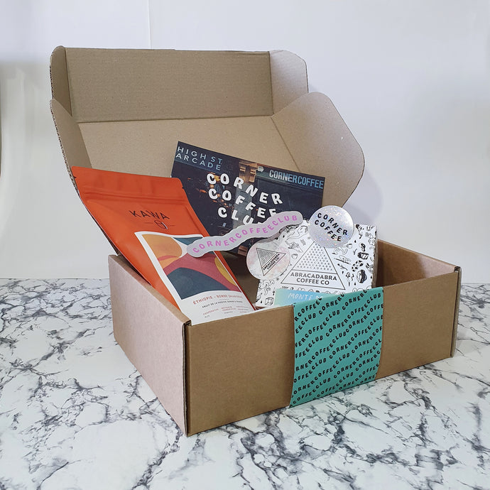 Corner Coffee Club Subscription Box
